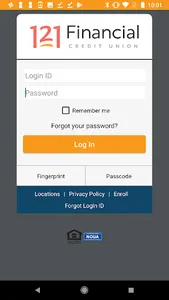 121 Financial - Mobile Banking screenshot 0
