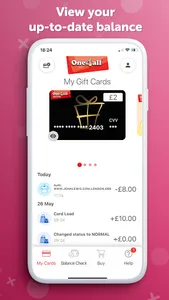 One4all Digital Wallet screenshot 2