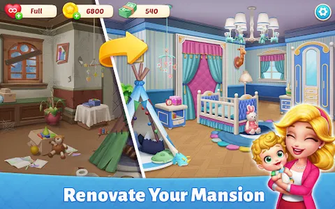 Baby Mansion-home makeover screenshot 12