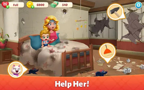 Baby Mansion-home makeover screenshot 3