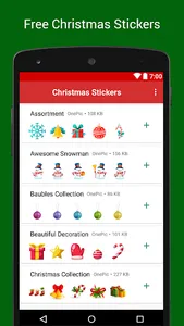 Christmas Sticker Packs screenshot 0