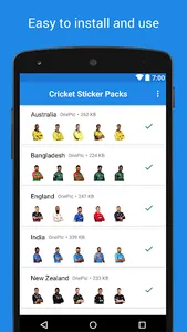 Cricket Sticker Packs screenshot 15