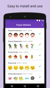 Funny Sticker Packs screenshot 1