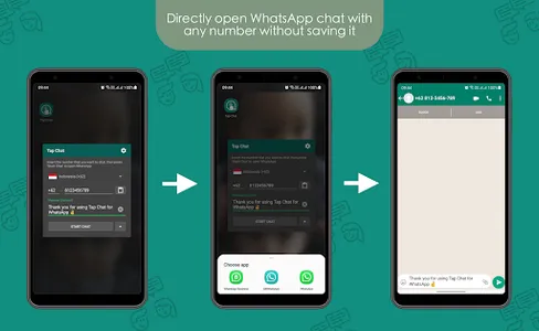 Tap Chat - Direct Chat for WA screenshot 0