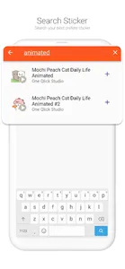 Mochi Peach Cat WASticker screenshot 3
