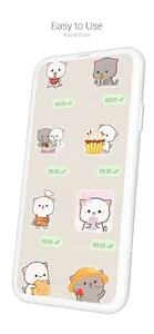 Mochi Peach Cat WASticker screenshot 5