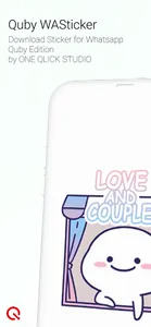 Quby Love & Couple WASticker screenshot 0