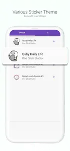 Quby Love & Couple WASticker screenshot 2