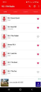 93.1 fm radio App fm screenshot 0