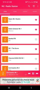 98.1 radio station app online screenshot 0