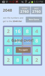 2048 screenshot 2