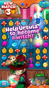 The Apprentice Witch - Match 3 screenshot 3