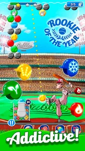 Baseball Bubble Shooter screenshot 1