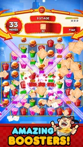 Burger Match 3 screenshot 1