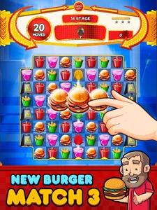 Burger Match 3 screenshot 12