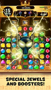 Gods & Gems: Egyptian Match 3 screenshot 2