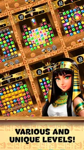 Gods & Gems: Egyptian Match 3 screenshot 3