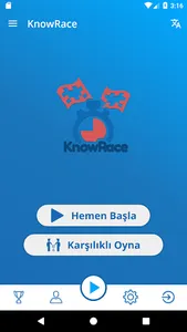 KnowRace ~ Eğlenceli ve Online screenshot 1
