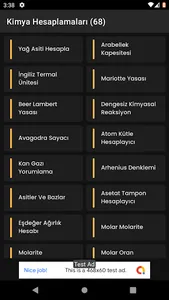 Kimya Hesaplamaları screenshot 4