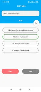 NEET Biology MCQ Class 11 & 12 screenshot 5