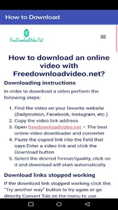 Online Video Downloader screenshot 3