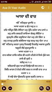 Asa Di Vaar Audio screenshot 1