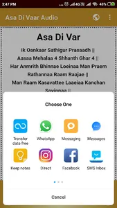 Asa Di Vaar Audio screenshot 4