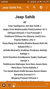 Jaap Sahib Path Audio screenshot 3