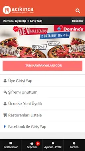 Acikinca - Yemek Siparişi screenshot 0