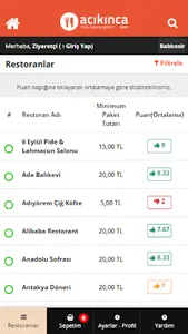 Acikinca - Yemek Siparişi screenshot 1