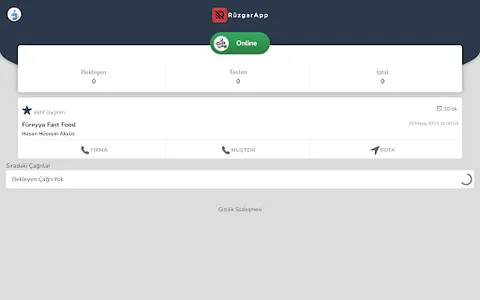 Rüzgar App Kurye screenshot 5