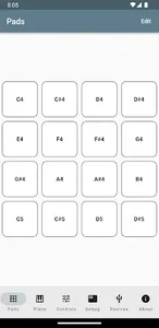 Pad MIDI screenshot 0