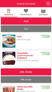 Aranda Sorvetes screenshot 1