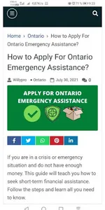 Ontario Benefits screenshot 2