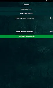 Tablet App FitnessUP screenshot 1