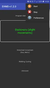 EHMS - Human Mobility Sensing screenshot 0