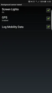 EHMS - Human Mobility Sensing screenshot 1