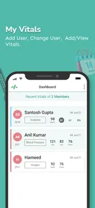 MyVitals - Track your vitals screenshot 0