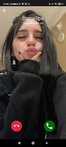Domelipa Fake Call Video Call screenshot 0