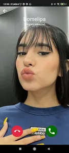 Domelipa Fake Call Video Call screenshot 1