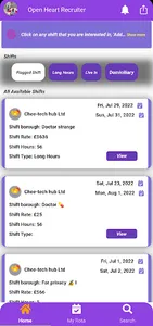 Open Heart Recruiter App screenshot 2