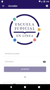 Escuela Judicial en Línea screenshot 1