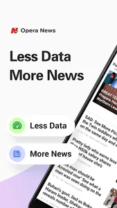 Opera News Lite - Less Data, M screenshot 0