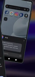 Opera browser beta with AI screenshot 1