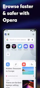 Opera browser beta with AI screenshot 2