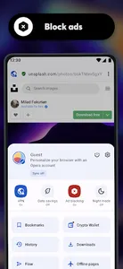 Opera browser beta with AI screenshot 5