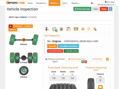 OptimTyre screenshot 1
