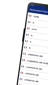 Dictionnaire Francais screenshot 0