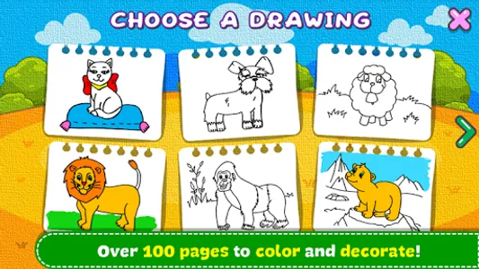 Coloring & Learn Animals screenshot 1