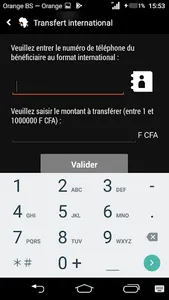 Orange Money Guinée Bissau screenshot 1